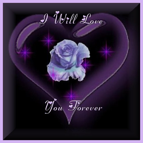 Purple Rose heart